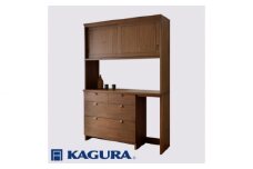 家具蔵 KAGURA キッチンボードモデルノ1200 D52・A ウォールナット材 家具 棚 収納 キッチン 食器棚 木材 無垢材 職人 手作業 天然木 高級木材 無添加 安全 ジャパニーズモダン 高級家具 熟練 無着色 おしゃれ 天然木無垢材 温もり シンプル 洗練 ho0963