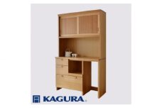 家具蔵 KAGURA キッチンボードモデルノ1380 D45 チェリー材 家具 棚 収納 キッチン 食器棚 木材 無垢材 職人 手作業 天然木 高級木材 無添加 安全 ジャパニーズモダン 高級家具 熟練 無着色 おしゃれ 天然木無垢材 温もり シンプル 洗練 ho0966