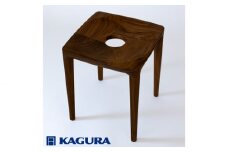 家具蔵 KAGURA スツールエミネント ウォールナット材 インテリア 天然木 手作業 茨城県 【（株）アイダ】【ho0978】