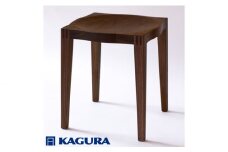家具蔵 KAGURA スツール ゼン ウォールナット材 インテリア 天然木 手作業 天然木 高級木材 安全 ジャパニーズモダン 高級家具 熟練 無着色 おしゃれ 天然木無垢材 コンパクト シンプル 【（株）アイダ】【ho0981】