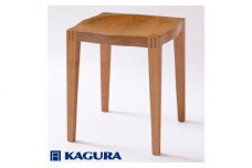 家具蔵 KAGURA スツール ゼン チェリー材 チェリー無垢材 天然木無垢材 インテリア 天然木 手作業 コンパクト シンプル 茨城県 木製 買い替え ロースツール 椅子 いす チェア 家具 日用品 【（株）アイダ】【ho0980】