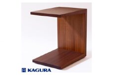 家具蔵 KAGURA ソファテーブル ダン 560 サペリ材 インテリア 天然木 手作業 丈夫 キャスター付き コンパクト 木材 無垢材 職人 手作業 安全 ジャパニーズモダン 高級家具 熟練 無着色 おしゃれ 天然木無垢材 温もり 【（株）アイダ】 【ho0984】