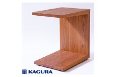 家具蔵 KAGURA ソファテーブルダン500 チェリー材 インテリア 天然木 手作業 丈夫 キャスター付き コンパクト 茨城県 【（株）アイダ】【ho0985】