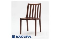 家具蔵 KAGURA チェア ストライプウッドシート ウォールナット材 家具 椅子 イス 木材 無垢材 職人 手作業 天然木 高級木材 無添加 安全 ジャパニーズモダン 高級家具 熟練 無着色 おしゃれ 天然木無垢材 温もり シンプル 洗練 【（株）アイダ】 【ho0995】