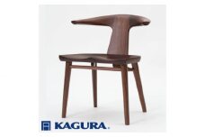 家具蔵 KAGURA チェア コルノ ウォールナット材 家具 椅子 イス 木材 無垢材 職人 手作業 天然木 高級木材 無添加 安全 ジャパニーズモダン 高級家具 熟練 無着色 おしゃれ 天然木無垢材 温もり シンプル 洗練 ho0996