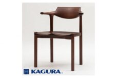 家具蔵 KAGURA アームチェア グランデ ウォールナット材 家具 椅子 イス 木材 無垢材 職人 手作業 天然木 高級木材 無添加 安全 ジャパニーズモダン 高級家具 熟練 無着色 おしゃれ 天然木無垢材 温もり シンプル 洗練 【（株）アイダ】 【ho0998】
