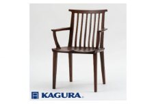 家具蔵 KAGURA アームチェア ZEN ウォールナット材 家具 椅子 イス 木材 無垢材 職人 手作業 天然木 高級木材 無添加 安全 ジャパニーズモダン 高級家具 熟練 無着色 おしゃれ 天然木無垢材 温もり シンプル 洗練 ho1003