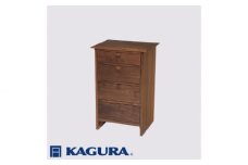 家具蔵 KAGURA ハーフチェストモデルノ 570 4段引出し ウォールナット材 家具 棚 収納 木材 無垢材 職人 手作業 天然木 高級木材 無添加 安全 ジャパニーズモダン 高級家具 熟練 無着色 おしゃれ 天然木無垢材 温もり シンプル 洗練 ho1065