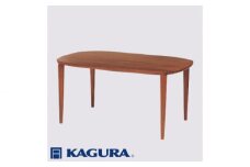 家具蔵 KAGURA テーブル グレース 1450 ウォールナット材 家具 ダイニング 木材 無垢材 職人 手作業 天然木 高級木材 無添加 安全 ジャパニーズモダン 高級家具 熟練 無着色 おしゃれ 天然木無垢材 温もり シンプル 洗練 【（株）アイダ】 【ho1082】