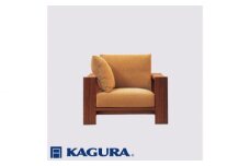 家具蔵 KAGURA 1Pソファ モデルノ ウォールナット材 家具 ソファー 1人掛け sofa リビングソファー 木材 無垢材 職人 手作業 天然木 高級木材 無添加 安全 ジャパニーズモダン 高級家具 熟練 無着色 おしゃれ 天然木無垢材 温もり シンプル 洗練 ho1107