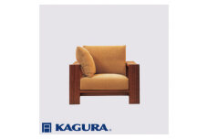 家具蔵 KAGURA 1Pソファ モデルノ ウォールナット材 家具 ソファー 1人掛け sofa リビングソファー 木材 無垢材 職人 手作業 天然木 高級木材 無添加 安全 ジャパニーズモダン 高級家具 熟練 無着色 おしゃれ 天然木無垢材 温もり シンプル 洗練 ho1107