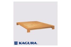 家具蔵 KAGURA ベッドフレームモデルノヘッドレス ダブル チェリー材 家具 寝具 寝室 木材 無垢材 職人 手作業 天然木 高級木材 無添加 安全 ジャパニーズモダン 高級家具 熟練 無着色 おしゃれ 天然木無垢材 温もり シンプル 洗練 【（株）アイダ】 【ho1121】