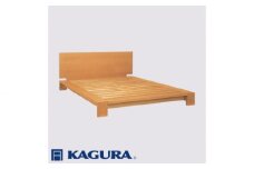 家具蔵 KAGURA ベッドフレームモデルノハイヘッド ダブル チェリー材 家具 寝具 寝室 木材 無垢材 職人 手作業 天然木 高級木材 無添加 安全 ジャパニーズモダン 高級家具 熟練 無着色 おしゃれ 天然木無垢材 温もり シンプル 洗練 【（株）アイダ】 【ho1140】