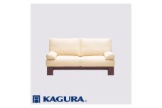 家具蔵 KAGURA 2Pアームレスソファ モデルノ ウォールナット材 家具 ソファー 2人掛け sofa リビングソファー 木材 無垢材 職人 手作業 天然木 高級木材 無添加 安全 ジャパニーズモダン 高級家具 熟練 無着色 おしゃれ 天然木無垢材 温もり シンプル 洗練 ho1148