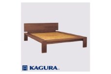 家具蔵 KAGURA ベッドフレームモデルノハイヘッド クイーン ウォールナット材 家具 寝具 寝室 木材 無垢材 職人 手作業 天然木 高級木材 無添加 安全 ジャパニーズモダン 高級家具 熟練 無着色 おしゃれ 天然木無垢材 温もり シンプル 洗練 ho1161