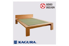 家具蔵 KAGURA タタミベッドモデルノハイヘッド セミダブル チェリー材 家具 畳ベッド 寝具 寝室 木材 無垢材 職人 手作業 天然木 高級木材 無添加 安全 ジャパニーズモダン 高級家具 熟練 無着色 おしゃれ 天然木無垢材 温もり シンプル 洗練 ho1169
