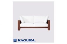 家具蔵 KAGURA 3Pソファ モデルノ ウォールナット材 家具 ソファー 3人掛け sofa リビングソファー 木材 無垢材 職人 手作業 天然木 高級木材 無添加 安全 ジャパニーズモダン 高級家具 熟練 無着色 おしゃれ 天然木無垢材 温もり シンプル 洗練 ho1171