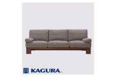 家具蔵 KAGURA 3.5Pアームレスソファ モデルノ ウォールナット材 家具 ソファー 3.5人掛け sofa リビングソファー 木材 無垢材 職人 手作業 天然木 高級木材 無添加 安全 ジャパニーズモダン 高級家具 熟練 無着色 おしゃれ 天然木無垢材 温もり シンプル 洗練 ho1178