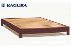 家具蔵 KAGURA ベッドフレームダンヘッドレス クイーン ウォールナット材 家具 寝具 寝室 木材 無垢材 職人 手作業 天然木 高級木材 無添加 安全 ジャパニーズモダン 高級家具 熟練 無着色 おしゃれ 天然木無垢材 温もり シンプル 洗練 【（株）アイダ】 【ho1206】