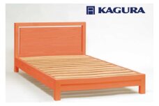 家具蔵 KAGURA ベッドフレームダンハイヘッド セミダブル チェリー材 家具 寝具 寝室 木材 無垢材 職人 手作業 天然木 高級木材 無添加 安全 ジャパニーズモダン 高級家具 熟練 無着色 おしゃれ 天然木無垢材 温もり シンプル 洗練 【（株）アイダ】 【ho1208】