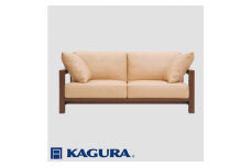 家具蔵 KAGURA 3Pソファ ダン ウォールナット材 家具 ソファー 3人掛け sofa リビングソファー 木材 無垢材 職人 手作業 天然木 高級木材 無添加 安全 ジャパニーズモダン 高級家具 熟練 無着色 おしゃれ 天然木無垢材 温もり シンプル 洗練 ho1218