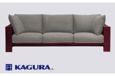 家具蔵 KAGURA 3.5Pソファ モデルノ ウォールナット材 家具 ソファー 3.5人掛け sofa リビングソファー 木材 無垢材 職人 手作業 天然木 高級木材 無添加 安全 ジャパニーズモダン 高級家具 熟練 無着色 おしゃれ 天然木無垢材 温もり シンプル 洗練 ho1224