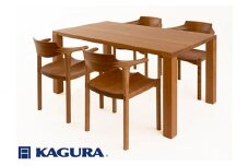 家具蔵 KAGURA ダイニングセット 1650 ダン＆グランデ チェリー材 家具 テーブル アームチェア 木材 無垢材 無着色 職人 手作業 寛ぎ シンプル 洗練 茨城県 ho1274