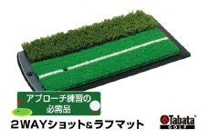 タバタ Tabata 2WAYショット＆ラフマットGV0264 練習 ゴルフ トレーニング ラフ 安定 茨城県 ho1328