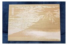 ひのきのアートボードB 赤富士 Hinoki no Chikara ひのき 茨城銘木 銘木 茨城の銘木 八溝桧 1枚板 アートボード アートパネル 雑貨 壁掛け インテリア 木目 リビング おしゃれ 天然素材 木製 ヒノキ オーガニック ナチュラル シンプル 日本製 国産