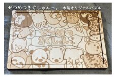 ぜつめつきぐしゅんっ。木製オリジナルパズル