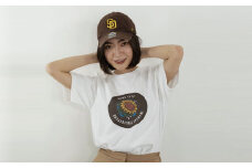 那珂市 マンホールＴシャツ 白 S M L XL ひまわり ご当地オリジナルデザイン オリジナルギフト 都道府県 リンクコーデ Tshirt ティーシャツ Tシャツ ご当地グッズ おしゃれ カラー 半袖 Ｔシャツ グラフィック アート STREET ストリート