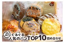 【パン工房ぐるぐる】人気のクリームパンも食パンも入った　ＴＯＰ１０