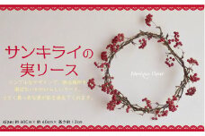 サンキライの実リース 花 ギフト プレゼント リース ドライフラワー 壁掛け