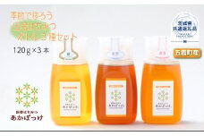季節で移ろう田舎はちみつボトル3種セット ピタッとボトルB3 田舎はちみつ あかぼっけ 各280g 茨城県共通返礼品 五霞町 生ハチミツ 非加熱 茨城県産 はちみつ ハチミツ 蜂蜜 国産 純粋 食べ比べ セット 詰め合わせ 贈答 贈り物 プレゼント