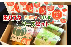 生パスタ&ソースセット バジル・かぼちゃ