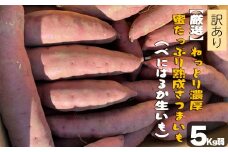 訳あり ねっとり濃厚 蜜たっぷり熟成さつまいも べにはるか 生芋 約5Kg 不揃い お任せ詰め合わせ 訳アリ 茨城県 那珂市 さつまいも なまいも 厳選 濃厚 蜜たっぷり 芋 紅はるか 熟成 さつま芋 箱 美味しい 箱買い 大量 土付き