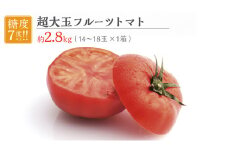 超大玉 フルーツトマト 大箱 約2.8kg × 1箱 【14～18玉/1箱】 糖度7度 以上 野菜 フルーツ トマト とまと [AF008ci]