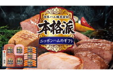日本ハム 筑西工場 本格派 ギフトセットB 肉 にく 贈答 ギフト 詰め合わせ ハム ソーセージ ウィンナー 生ハム 焼豚 [AA081ci]