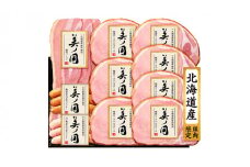 日本ハム 美ノ国 ギフトセットC 肉 にく 贈答 ギフト 詰め合わせ ハム  生ハム ロース ステーキ ベーコン あらびき ソーセージ ウィンナー [AA077ci]	