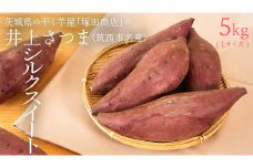 【 塚田商店 】 井上さつま 「 シルクスイート 」 5kg ( Lサイズ ) 新物 ブランド芋 茨城県産 筑西市産 さつまいも サツマイモ いも 芋 イモ [BD041ci]