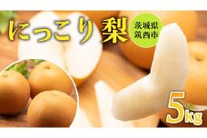 【 にっこり 】 梨 5kg なし ナシ 果物フルーツ 旬 [DB007ci]
