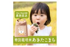 【令和6年産】稲敷市産 特別栽培米 あきたこまち 10kg (5kg×2)【農家直送】[1617]