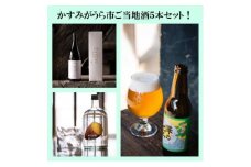 かすみがうら市ご当地酒3種5本セット!　クラフトビール・日本酒大吟醸・熟成焼き芋焼酎【1418224】