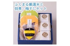 ふくまる厳選米(精米)と佃煮・梅干しセット【1480960】