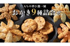 《 テレビで紹介 》もちの祥び煎一屋 おかき ９種 詰合せ 和菓子 お菓子 あられ かきもち 煎餅 アド街ック天国 アド街 [BH001sa]