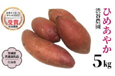 ひめあやか 約5kg (茨城県共通返礼品／行方市) 2025年11月から発送開始 渋谷農園 さつまいも いも 芋 焼き芋 [DT007sa]
