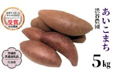 あいこまち 約5kg (茨城県共通返礼品／行方市) 2025年11月から発送開始 渋谷農園 さつまいも いも 芋 焼き芋 [DT013sa]