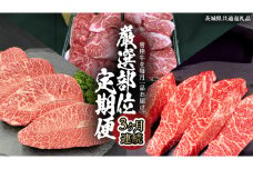 【 常陸牛 】 3ヶ月連続定期便！厳選部位を毎月１品お届け (茨城県共通返礼品)  希少部位 国産黒毛和牛 黒毛和牛 国産 国産牛 和牛 牛肉 お肉  お肉 肉 牛 専門店 ひたち牛 ブランド牛 A4 A5 ランク イチボ ミスジ ステーキ すね肉 ブランド 冷凍 BBQ バーベキュー 焼肉 煮込み トロトロ とろとろ 藤井商店[CD084sa]