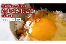 生産者のこだわり！たまごかけ ご飯セット (上ホ醤油（株）ぶっかけ卵に醤油150ml×2 たまご 32個 産直米 2kg) 産地直送 たまご 玉子 生卵 鶏卵 タマゴ 平飼い 桜川市産 茨城県産 卵 非遺伝子組換え [BT009sa]