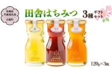 季節で移ろう 田舎 はちみつ 3種 ギフトセット [結蜜 Musubi-R3] 【茨城県共通返礼品／五霞町】   120g×3 瓶 生ハチミツ 非加熱 国産 国産はちみつ ハチミツ 茨城県産 [BS005sa]